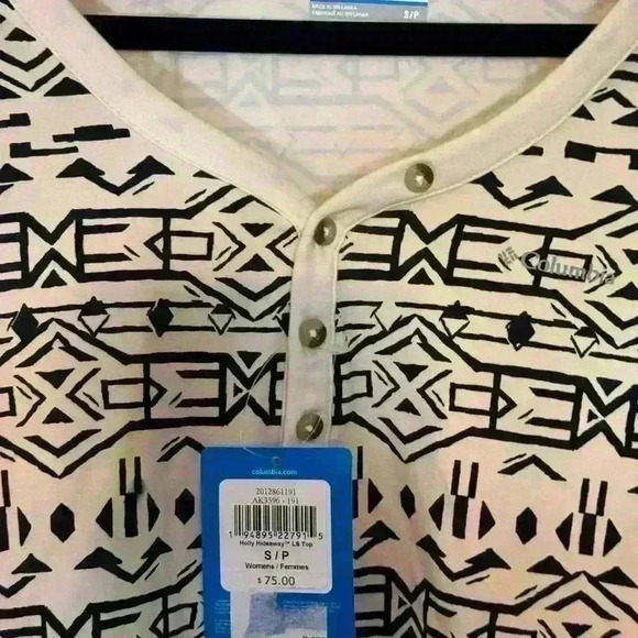 Columbia Holly Hideaway LS Top Size S NWT - Picture 4 of 4